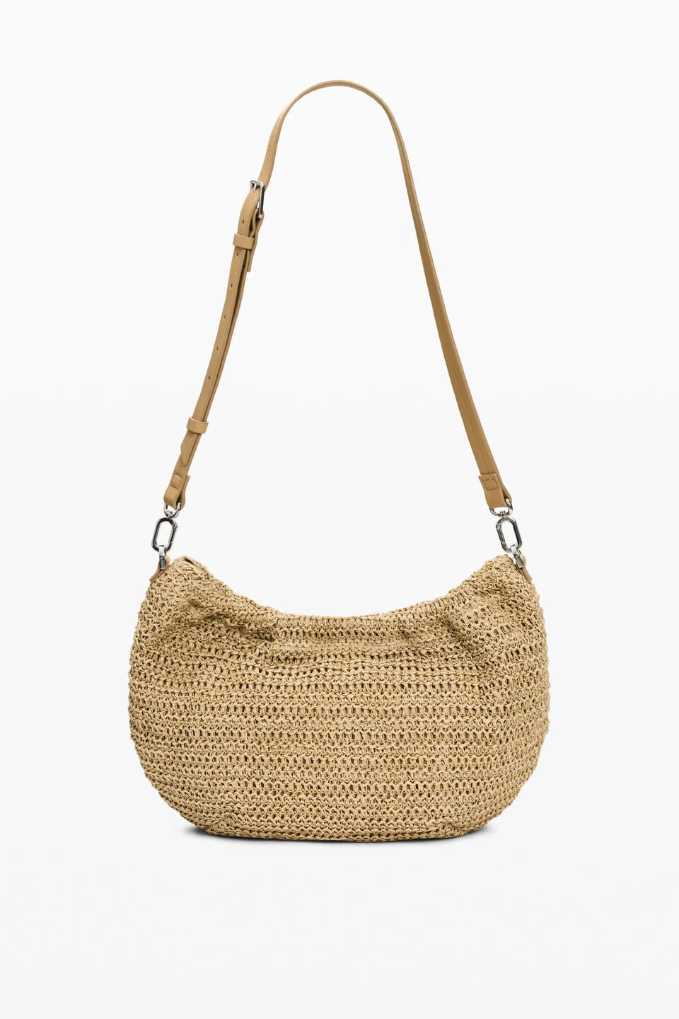 Borsa media ovale in rafia - DESIGUAL