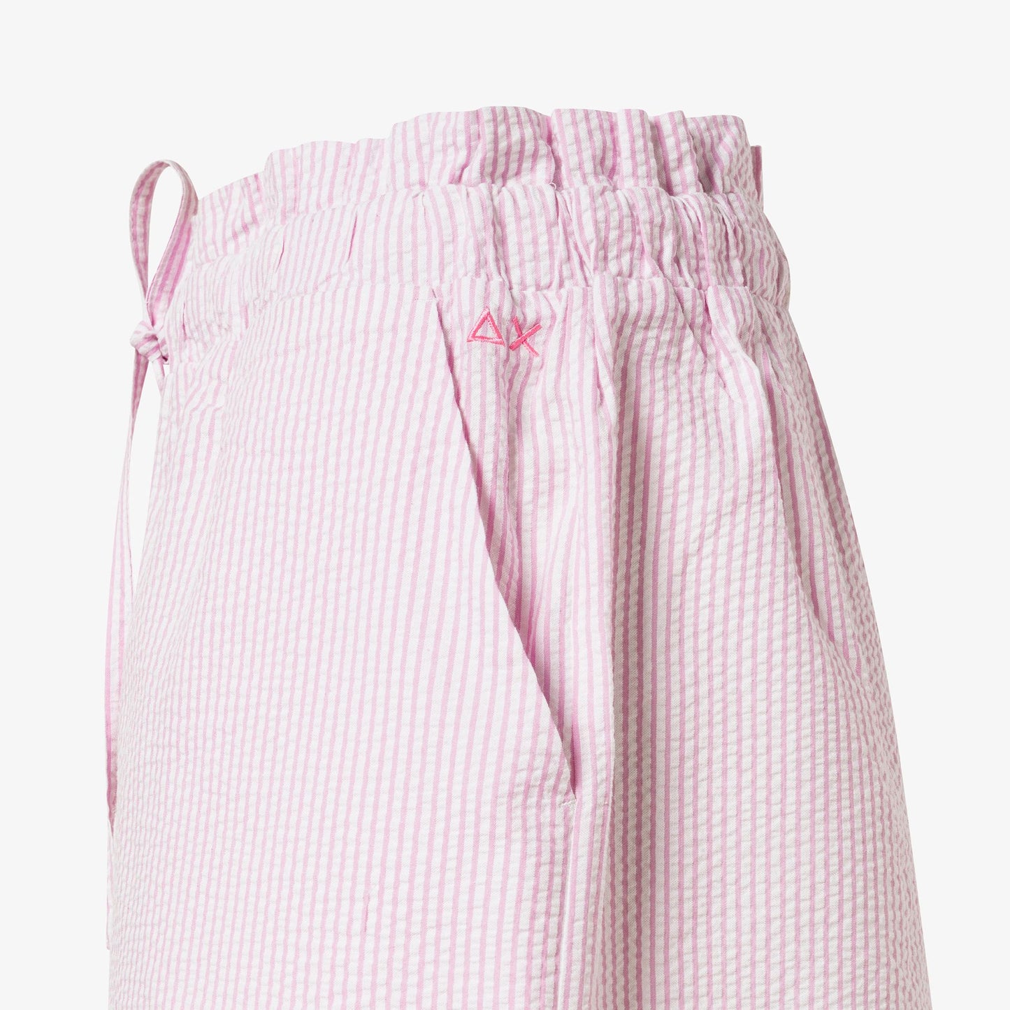 Shorts in misto cotone a righe - SUN68