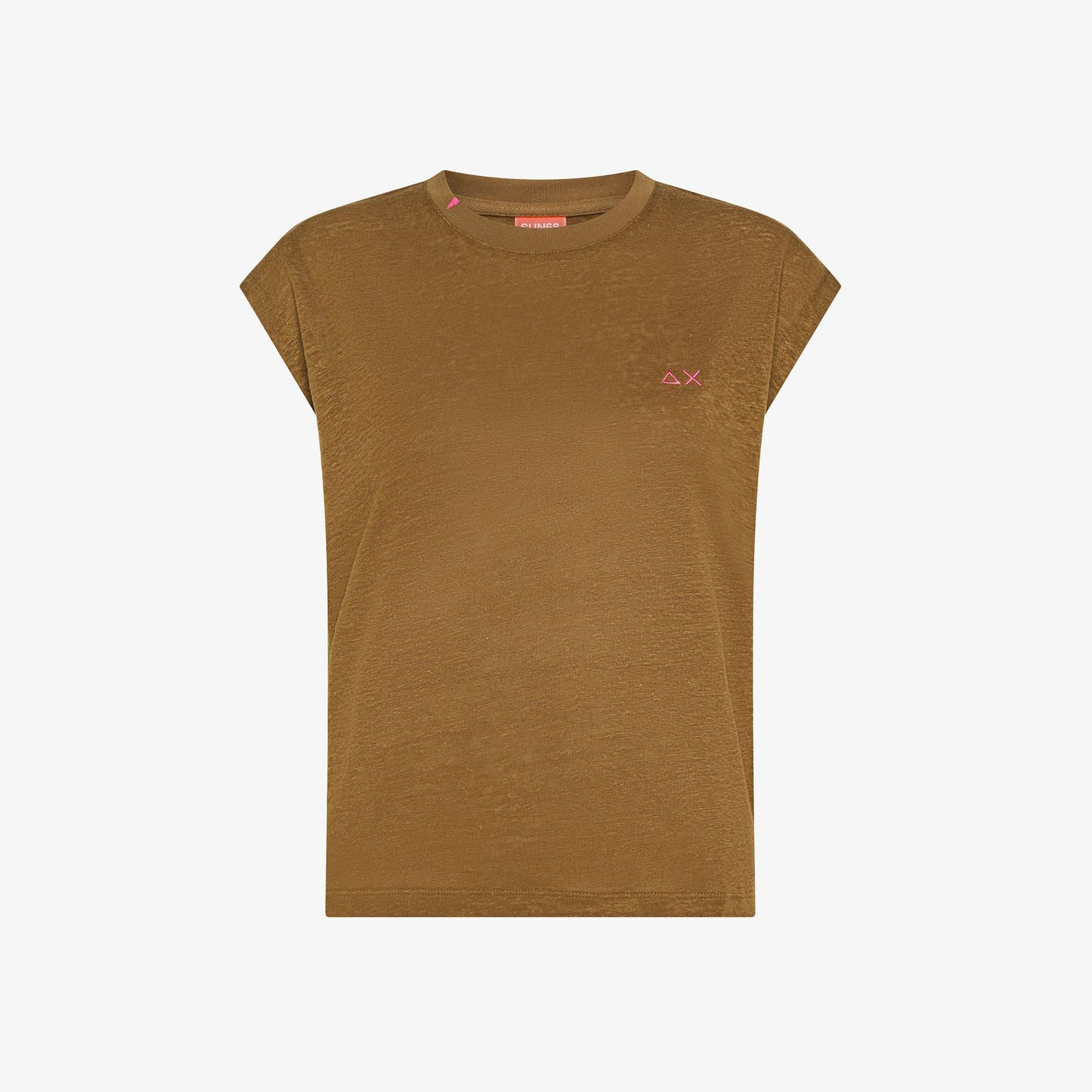 T-shirt in jersey di lino - SUN 68