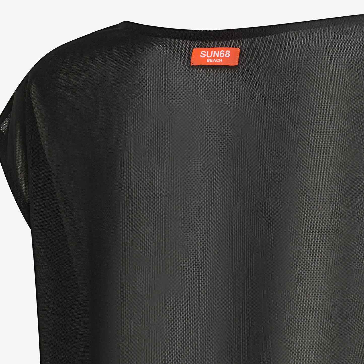 Abito corto in mesh nero - SUN 68
