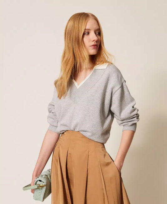 Maglia con colletto - TWINSET