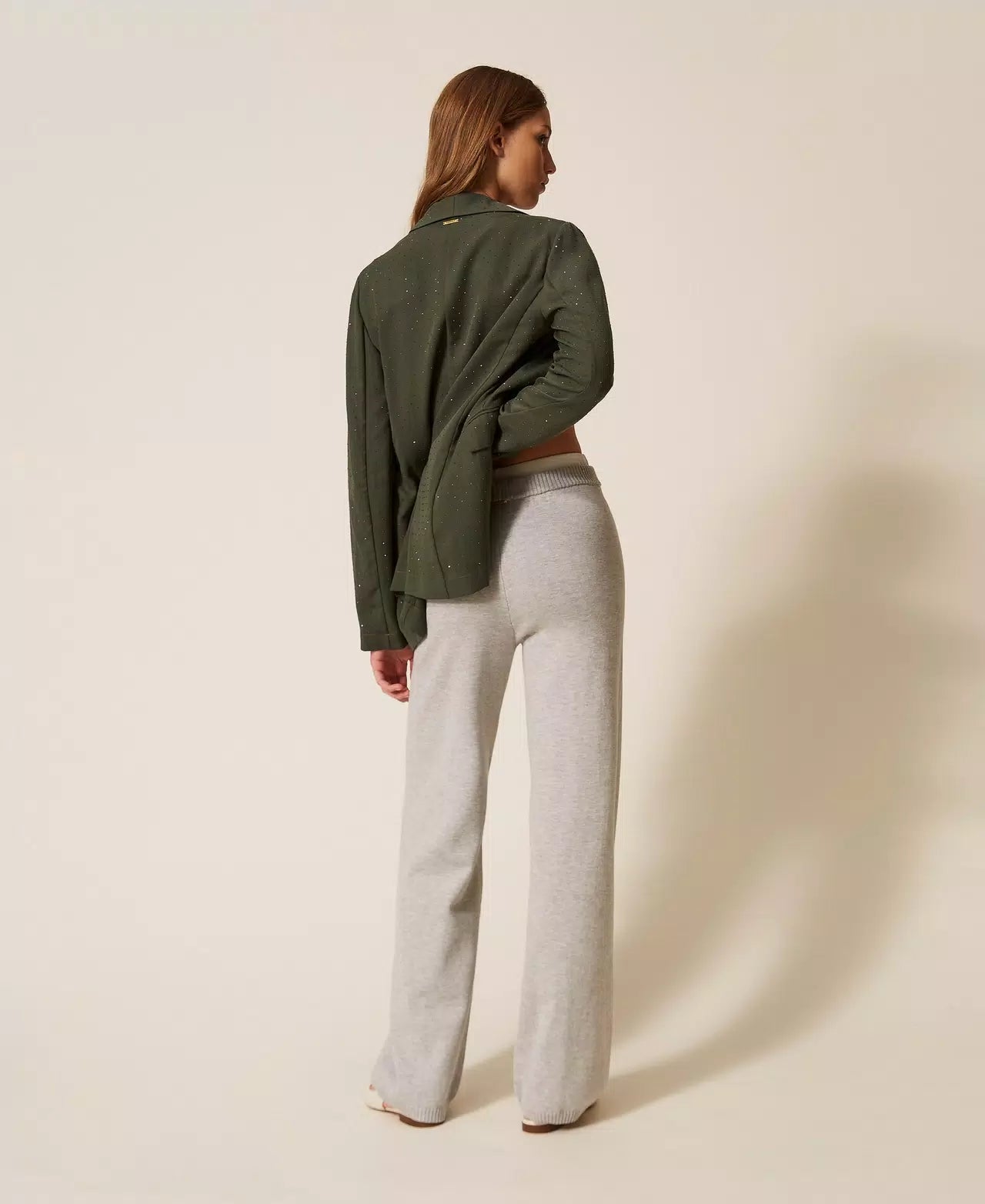 Pantaloni in maglia con coulisse - TWINSET