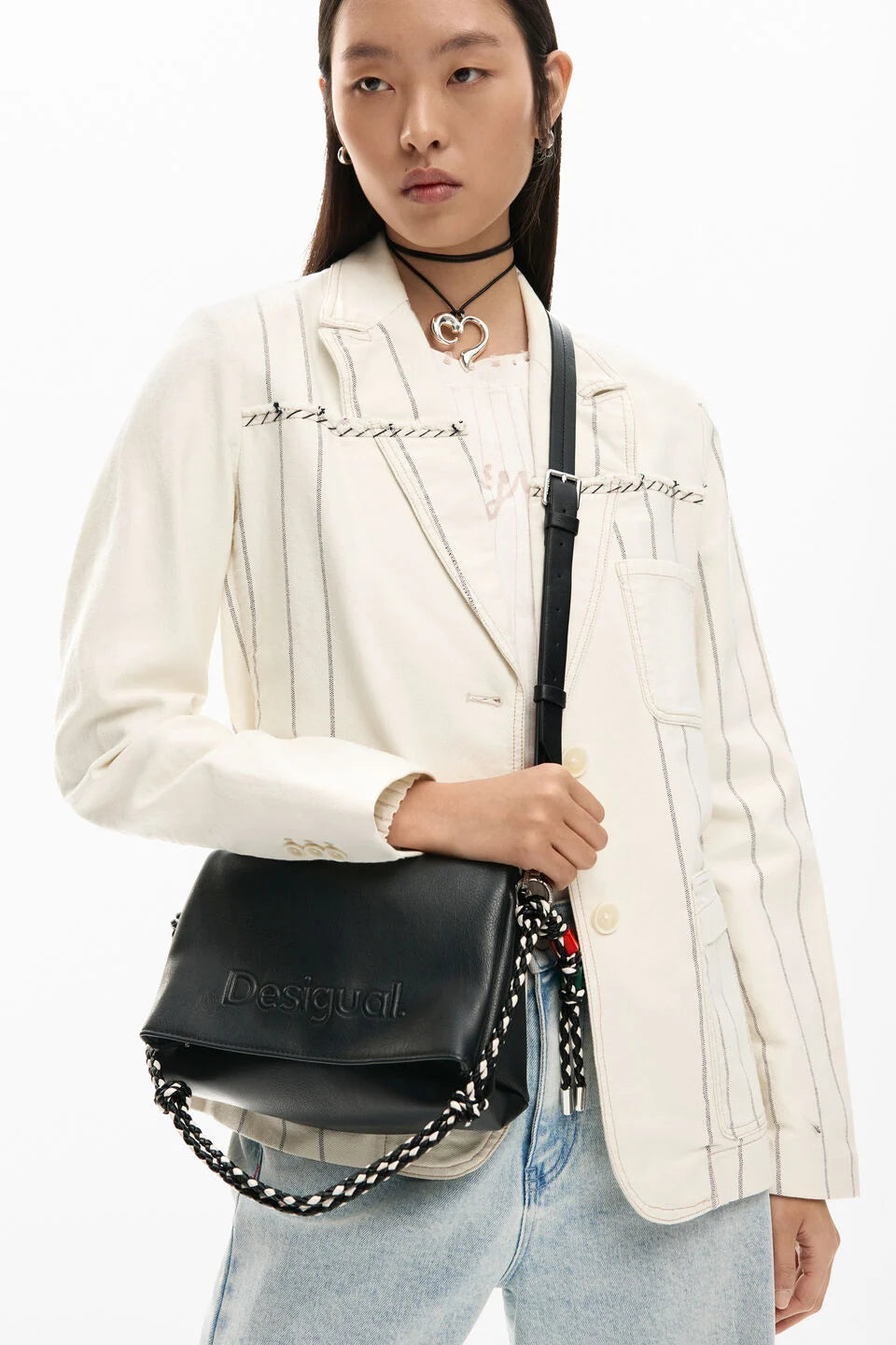 Borsa media con logo - DESIGUAL