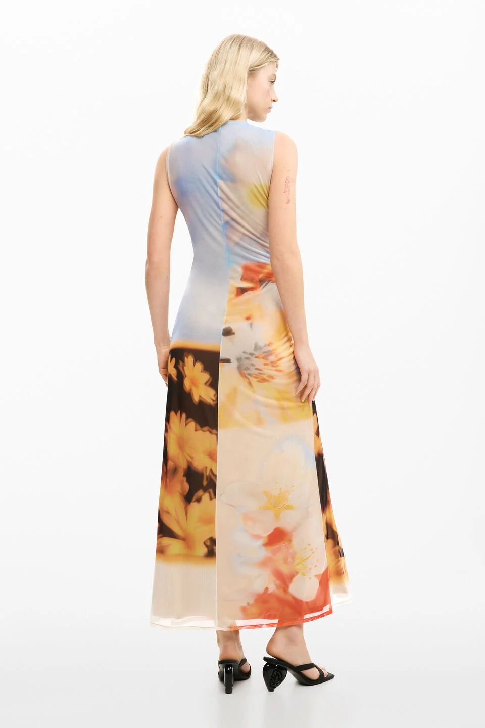 Abito lungo drappeggiato - DESIGUAL