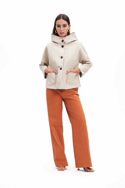 GIUBBINO C/CAPPUCCIO E TASCHE - FRESH FLOWER