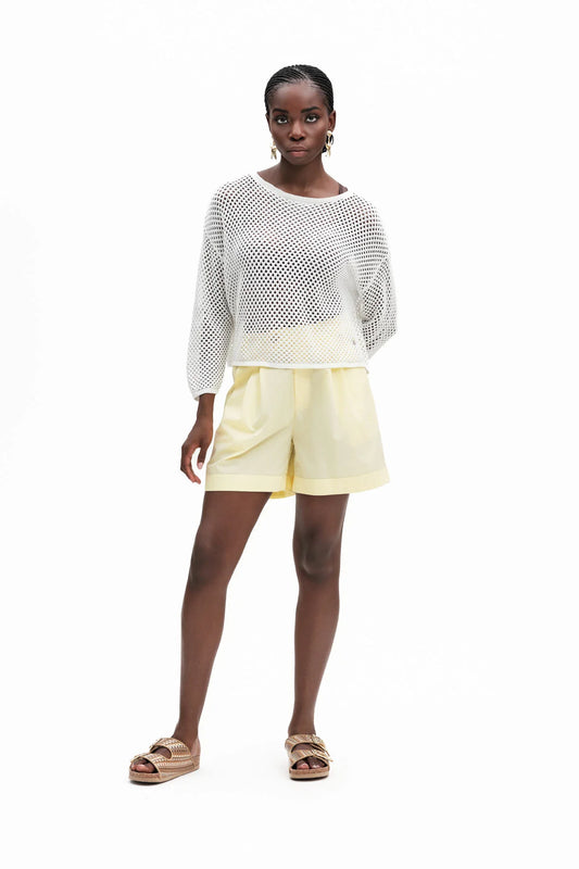 GIROCOLLO TRAFORATO LUREX - FRESH FLOWER