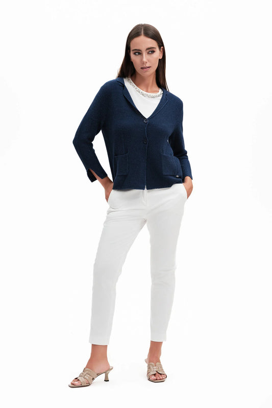 GILET APPLIC. COLLO - FRESH FLOWER