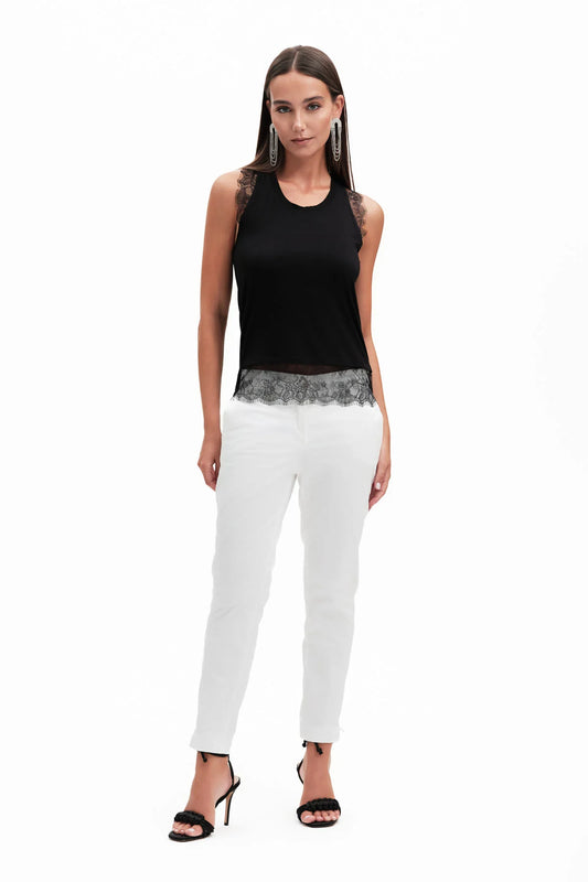 CANOTTA INSERTI PIZZO FISSO - FRESH FLOWER