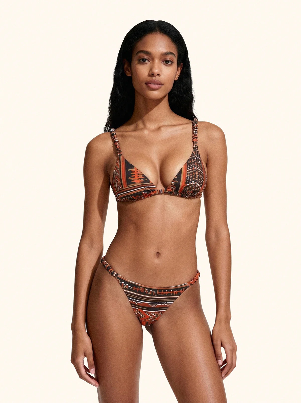 Bikini Triangolo con Slip Fisso Fantasia - ME FUI