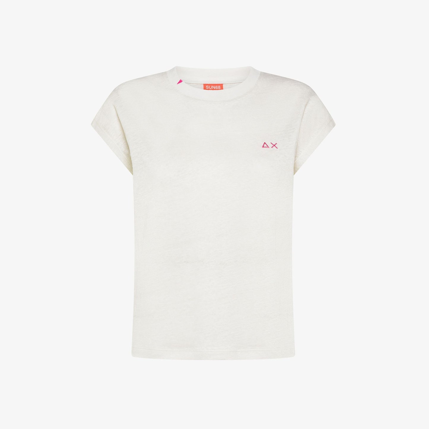 T-shirt in jersey di lino - SUN 68