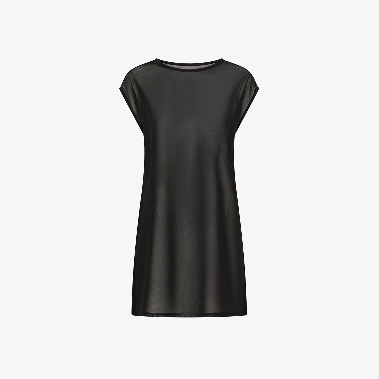 Abito corto in mesh nero - SUN 68
